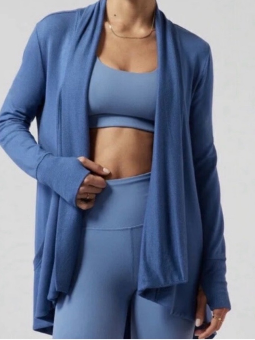 Athleta Pranayama wrap - Blue - Small